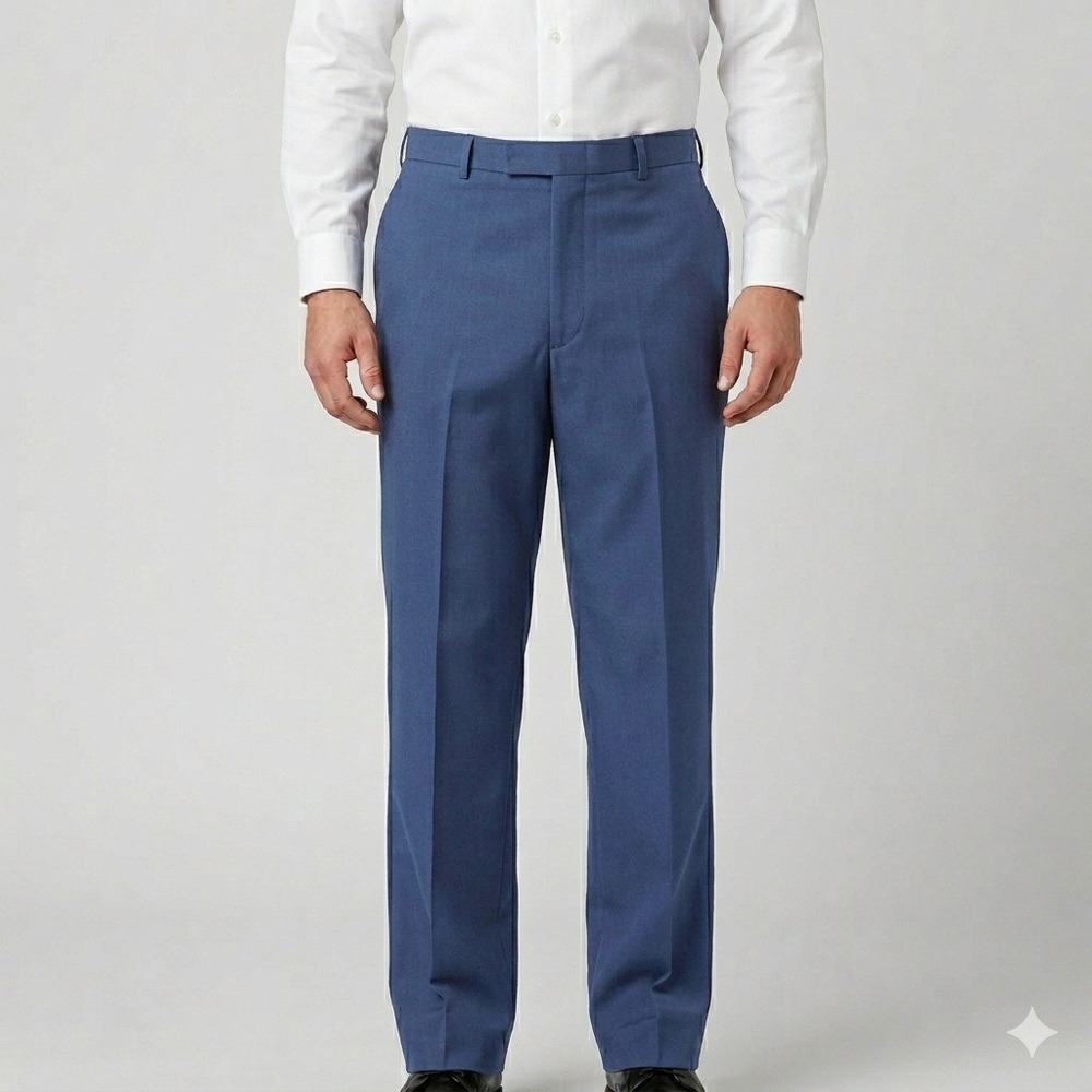 Defense Logistics Agency US Air Force Dress Blue Trousers 36R Wool Blend EUC